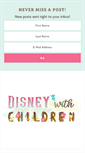 Mobile Screenshot of disneywithchildren.com